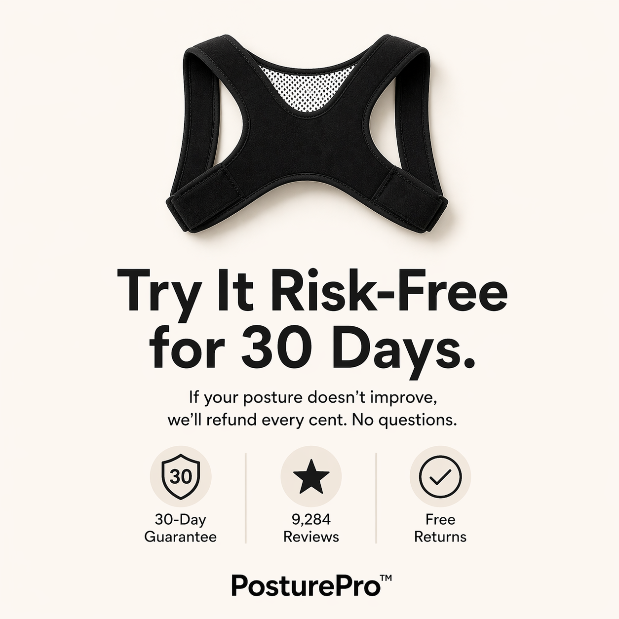 PosturePro™ Back Brace