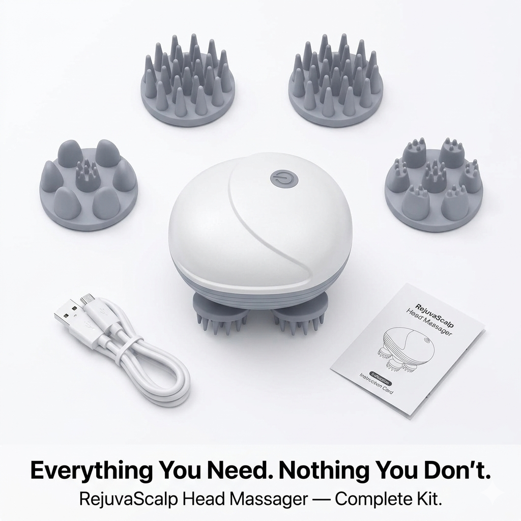 RejuvaScalp™ Electric Head Massager