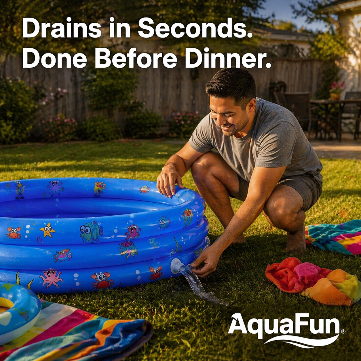 AquaFun™ Inflatable Kiddie Pool