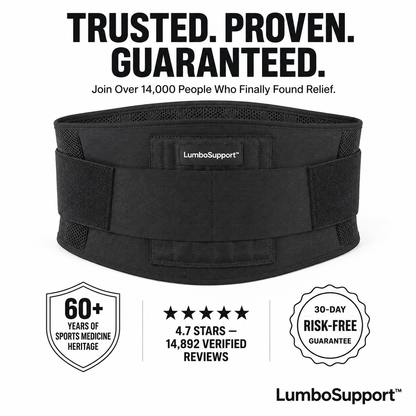 LumboSupport™ Lower Back Brace for Posture