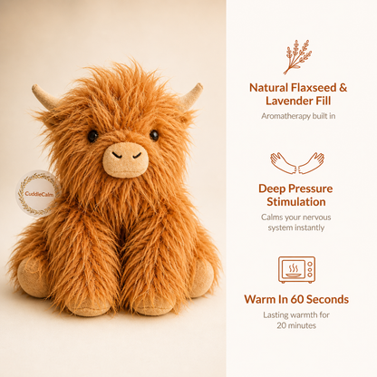 CuddleCalm™ Weighted Plush Stuffed Animal