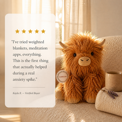 CuddleCalm™ Weighted Plush Stuffed Animal