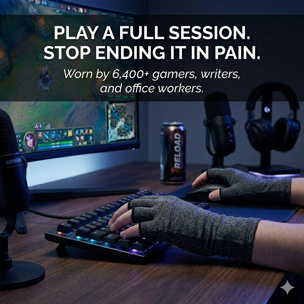 HandEase™ Fingerless Compression Gloves for Joint Pain Relief