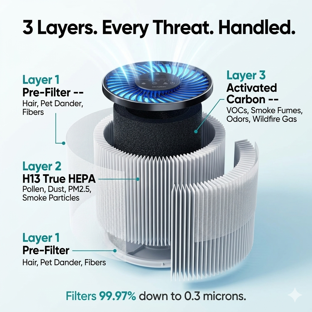 FreshBreathe™ Air Cleaner Home Purifier