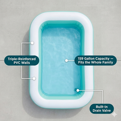 MegaSplash™ Inflatable Blow up Pool
