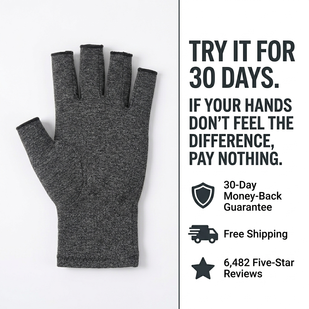 HandEase™ Fingerless Compression Gloves for Joint Pain Relief