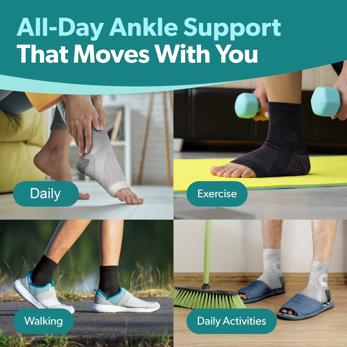 FootGuard™ Lace Up Ankle Brace