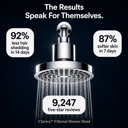 Clariva™ Hard Water Shower Filter